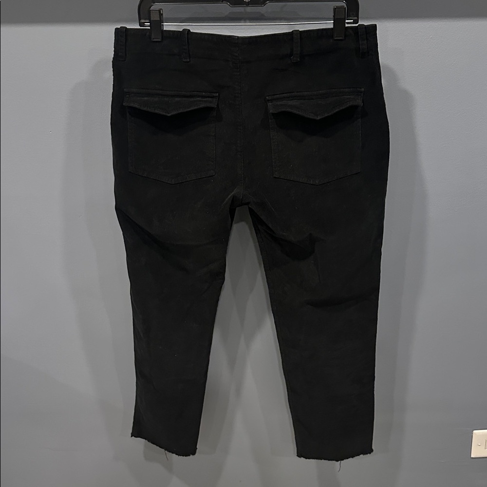 NILI LOTAN Jenna cropped cotton-blend corduroy slim-leg pants - Picture 7 of 12